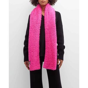 UGG Woman's NWT Cosmo Pink oversized‎ Sherpa Scarf